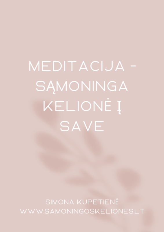 nemokama knyga apie meditacija